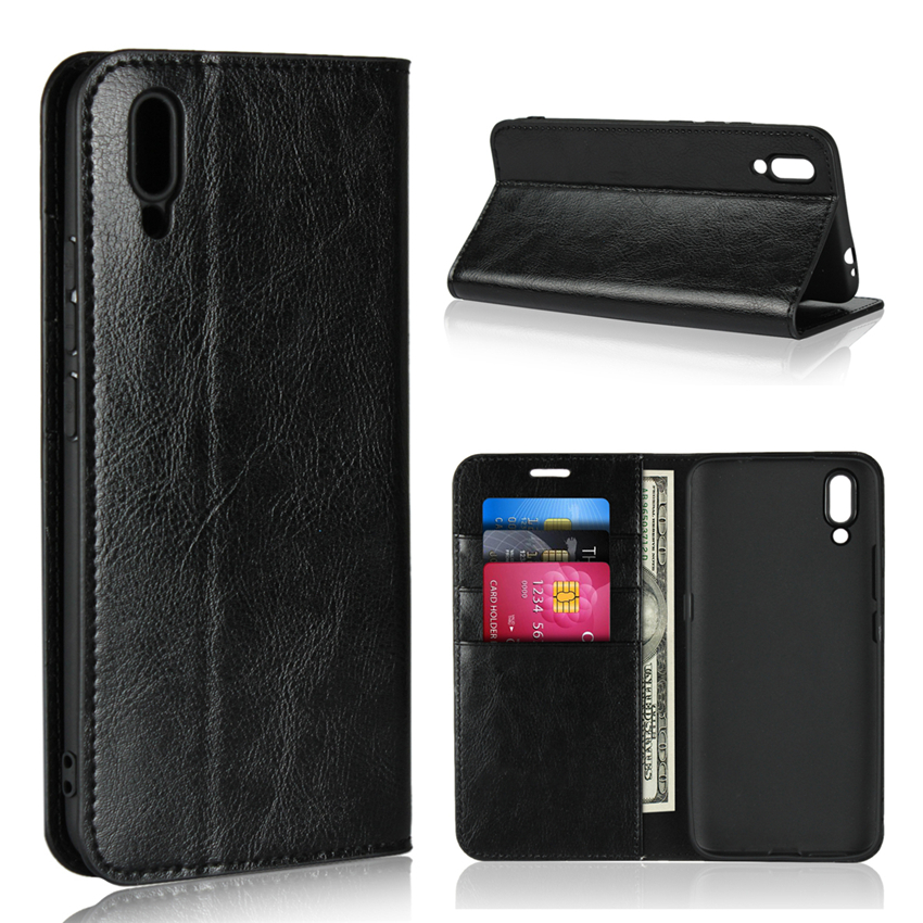 Vivo X23/X21/X20 Plus/vivo Nex S/Nex A Shockproof Protective with Folio Flip Wallet Leather Case