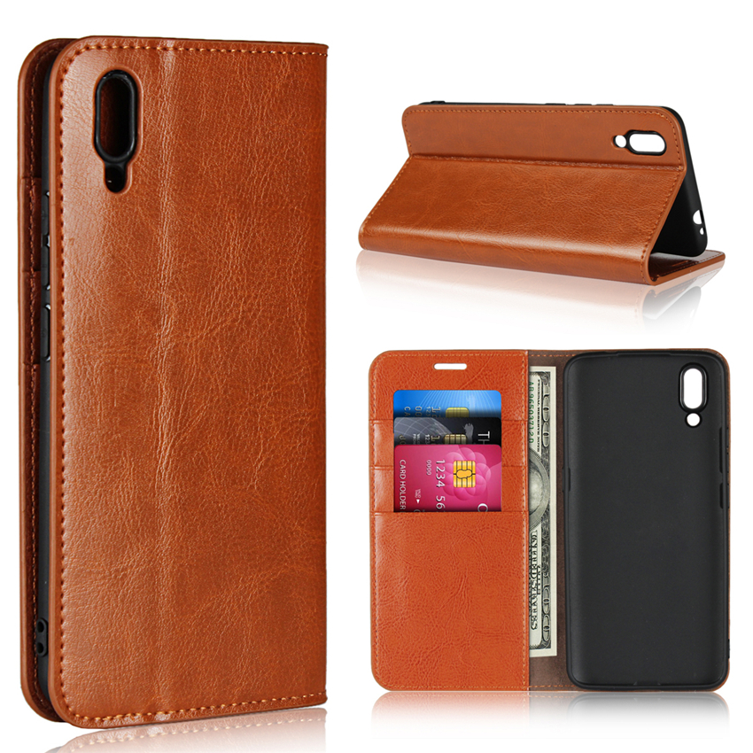 Vivo X23/X21/X20 Plus/vivo Nex S/Nex A Shockproof Protective with Folio Flip Wallet Leather Case
