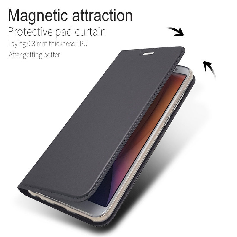 Xiaomi mi 5 6 5X 6X mi 8 8SE Mix 2 Mix2s Poco F1 New magnetic shockproof PU protective leather case