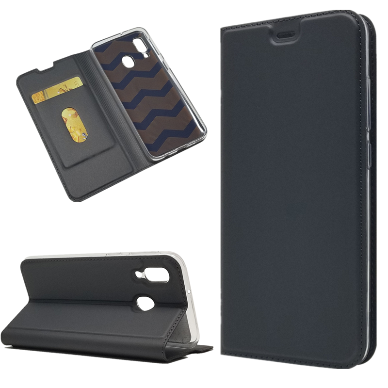 Samsung Galaxy A50 A30 A40 A10 M20 M10 Cover [Card Slot] magnetic Flip PU shockproof Protective Case