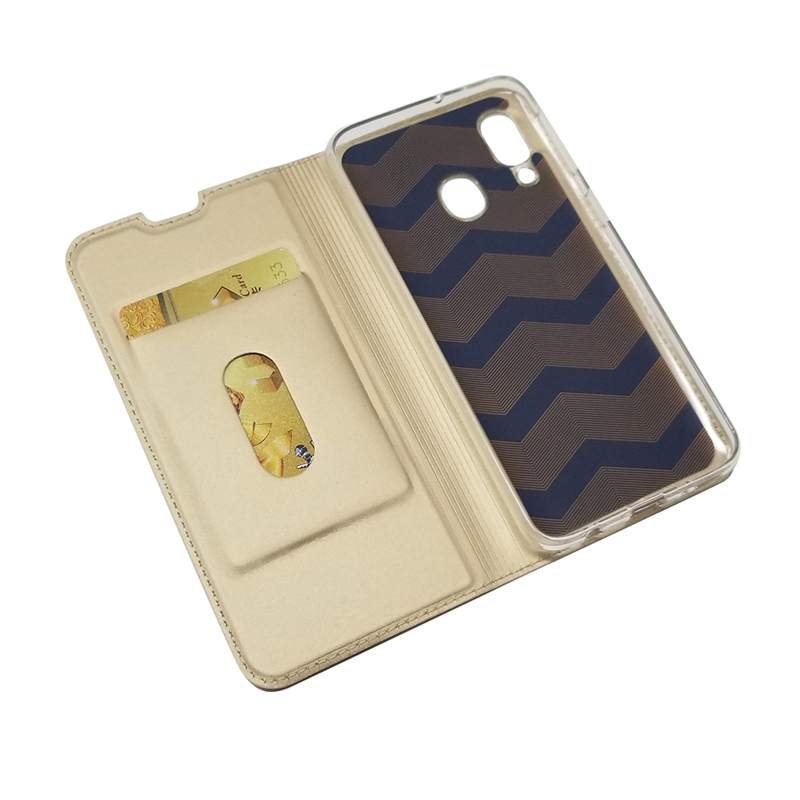 Samsung Galaxy A50 A30 A40 A10 M20 M10 Cover [Card Slot] magnetic Flip PU shockproof Protective Case