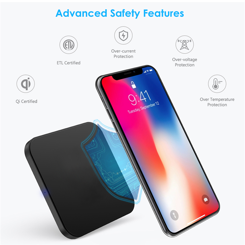 Samsung Wireless Chargers Pad For Galaxy S10 S8 S9 Plus S6 S7 edge Note10 Plus QI Fast Charge Case