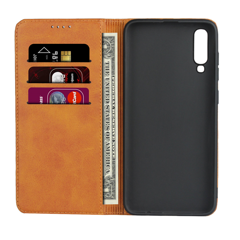 Samsung Galaxy A70 A50 Galaxy A30 Galaxy A10 Cover Magnetic flip wallet protective leather Case