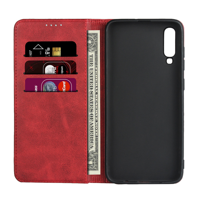 Samsung Galaxy A70 A50 Galaxy A30 Galaxy A10 Cover Magnetic flip wallet protective leather Case
