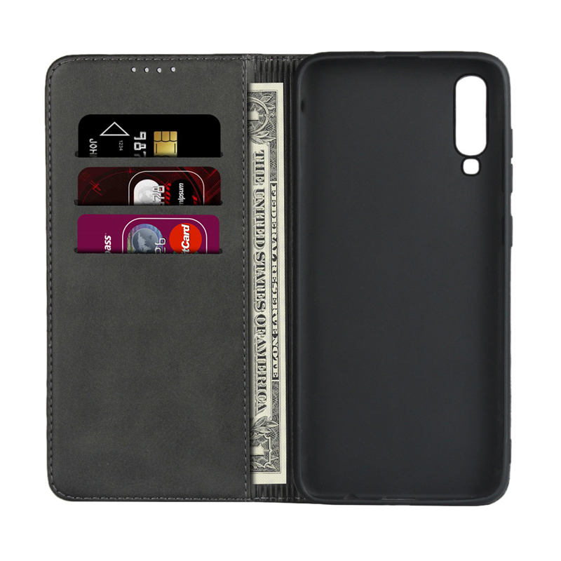 Samsung Galaxy A70 A50 Galaxy A30 Galaxy A10 Cover Magnetic flip wallet protective leather Case
