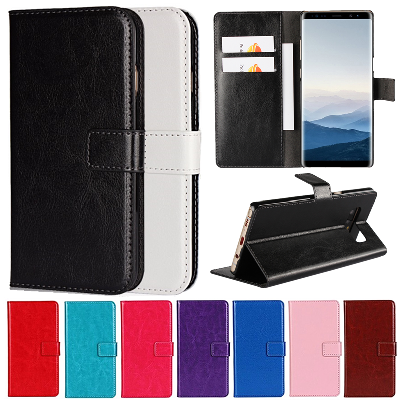 Samsung Galaxy S9 Plus S8 Plus S7 edge S6 edge Plus Cover[Card Slot]Flip Wallet Protective Case