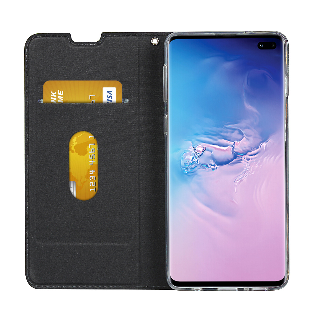 Samsung Galaxy S10 / S10 Plus Magnetic PU Leather Flip Shockproof Card Slot Case Cover