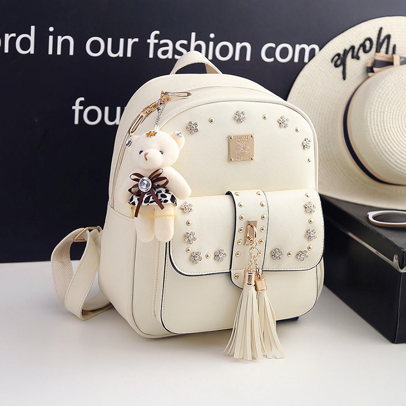 New leisure fashion backpack female college wind students schoolbag travel bag  child mother bag  3 pcs  other daily  things  women bags  small middle  big