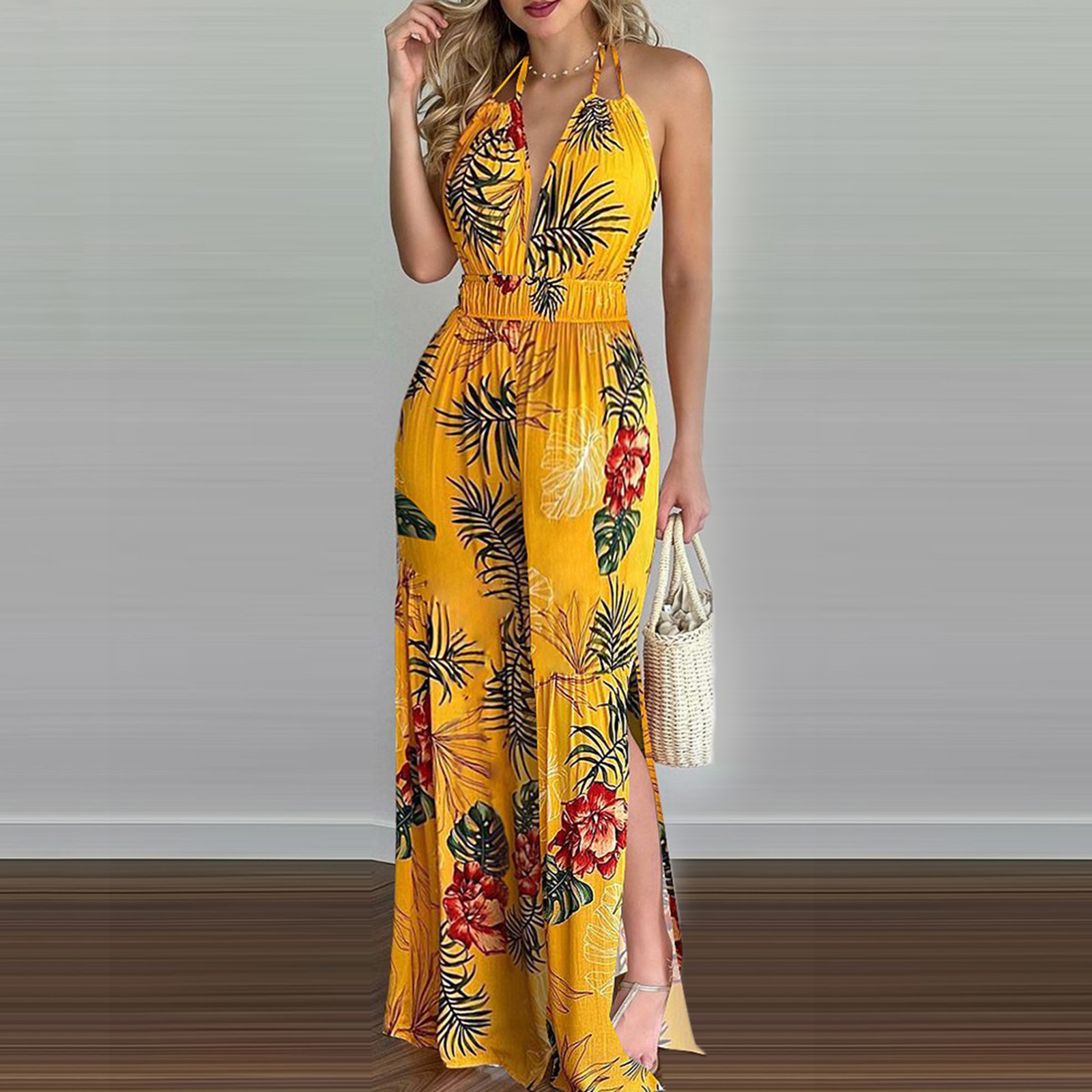 2021 new African women's dress digital print colorful jumpsuit women comfortable and casual