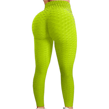 New 2021 sports fast dry fitness leisure yoga hip lift bubble pants women jacquard fabric multi