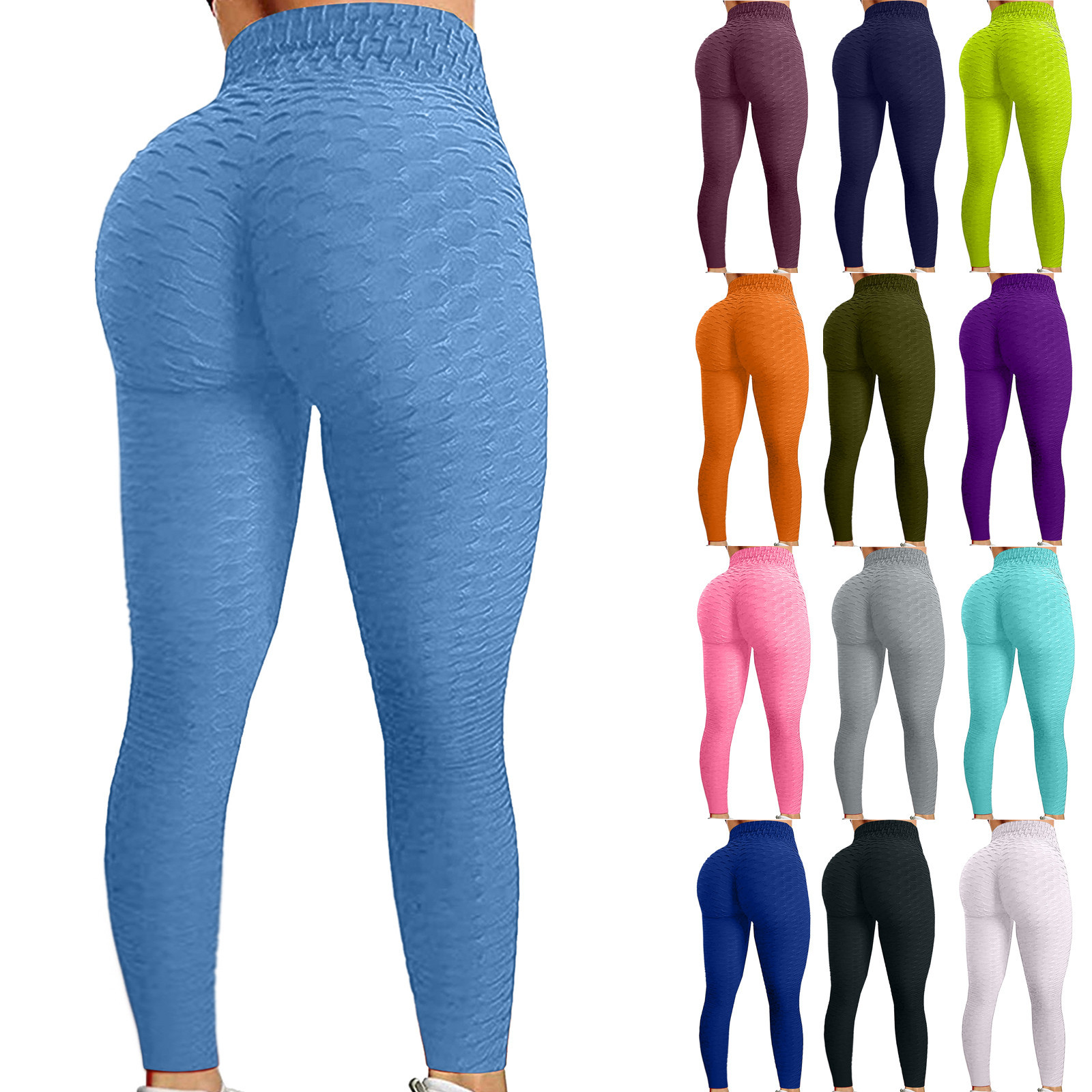 New 2021 sports fast dry fitness leisure yoga hip lift bubble pants women jacquard fabric multi