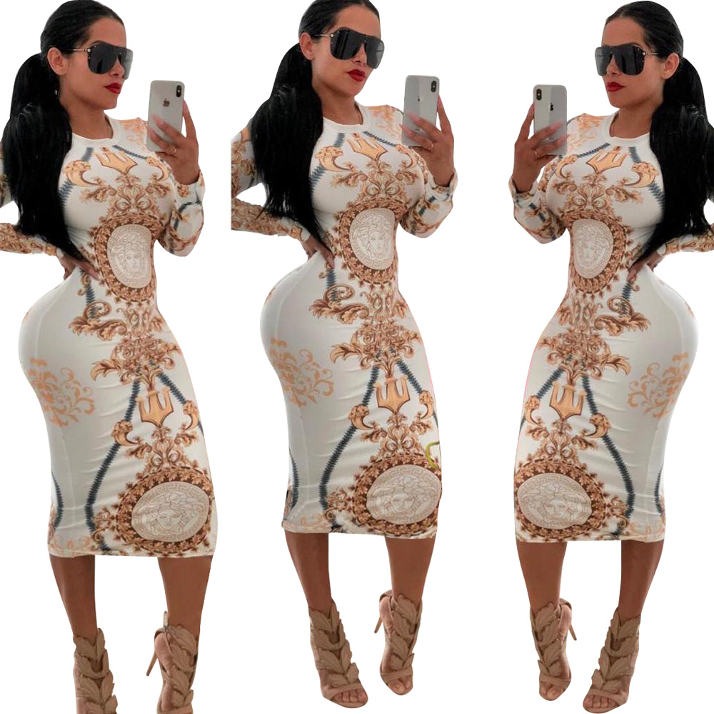 Europe and the United States women's digital printed dress independent station new night dress dress sleep dress comfortable breathable  Unit weight 0.25kg  Product volume 34cm * 28cm * 1cm  Commodity