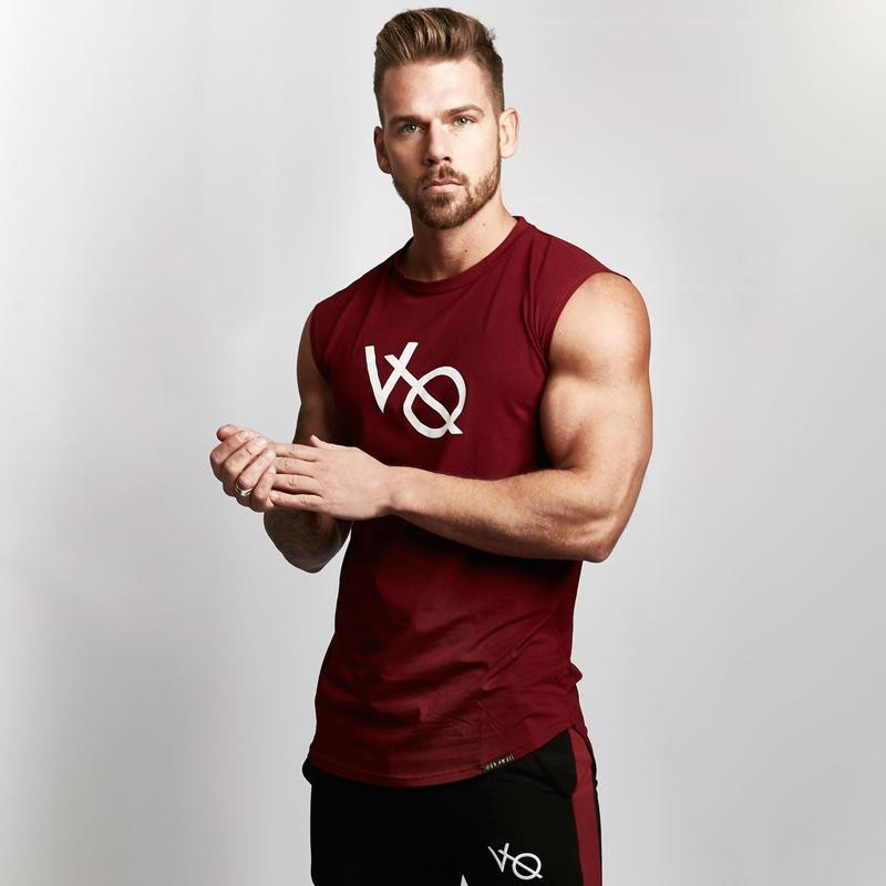 Muscle brothers VO Sleeveless sports men's vest fitness running sleeveless T-shirt breathable slim training clothes      Unit weight 0.2kg  Product volume 30cm * 20cm * 1cm        Category of source S