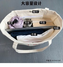 Travel canvas bag women single shoulder 2025 new large-capacity students class bag ins art belt baby bag