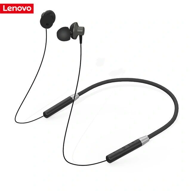 Suitable for Lenovo HE05 Bluetooth earphones, neck hanging, dual in ear sports, running, waterproof, magnetic absorption, high-definition calls, long battery life, TWS wireless Bluetooth earphones, co