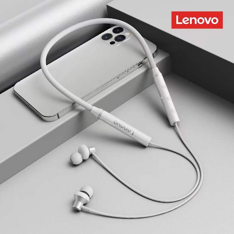 Lenovo HE05X Bluetooth Earphones Waterproof Earbuds HIFI Sound Magnetic Neckband Earphones Sports Earphones Hanging Neck Half In Ear Bluetooth Earphones