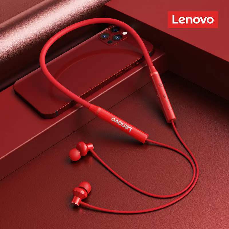 Lenovo HE05X Bluetooth Earphones Waterproof Earbuds HIFI Sound Magnetic Neckband Earphones Sports Earphones Hanging Neck Half In Ear Bluetooth Earphones