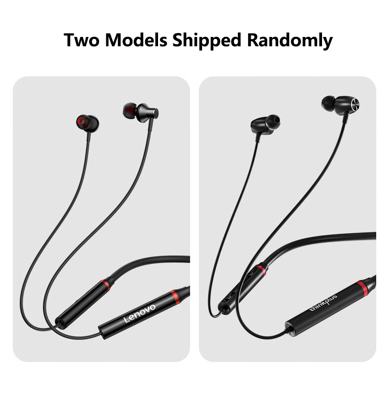 Lenovo HE05X Bluetooth Earphones Waterproof Earbuds HIFI Sound Magnetic Neckband Earphones Sports Earphones Hanging Neck Half In Ear Bluetooth Earphones