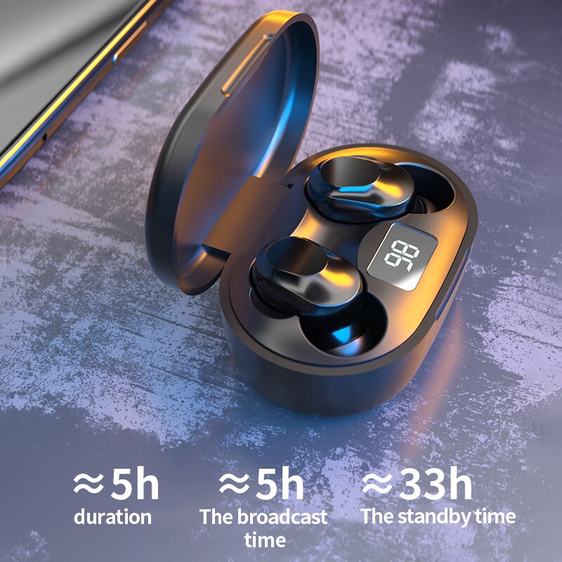 Lenovo XT91 TWS Wireless Bluetooth Earphones Dual Ear Sport Range Bluetooth Earplugs Mini Invisible Noise Reduction Band Microphone Stereo Bass