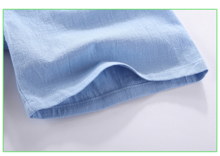 Kids Cotton Linen Shorts For Boys Children Clothing Baby Casual Pants Sportswear 2-9 Yrs