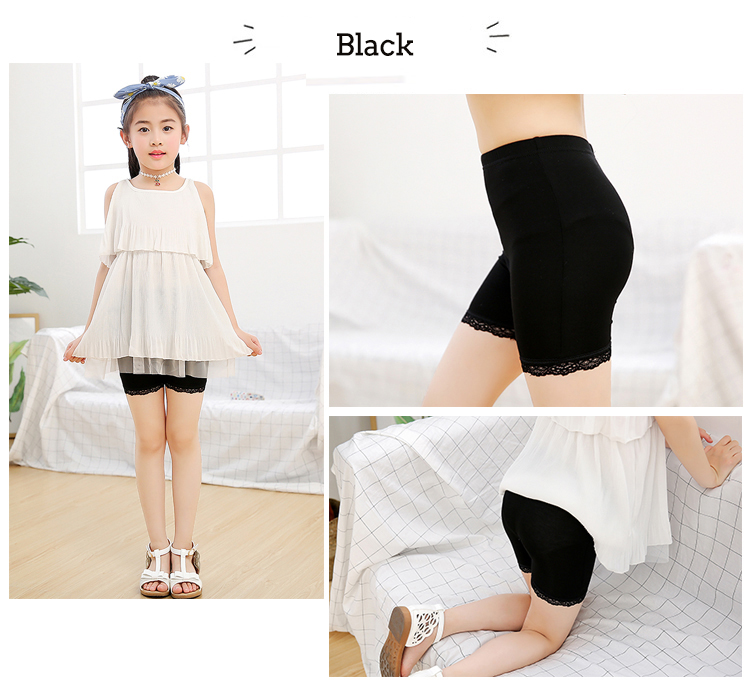 2Pcs/lot Summer Girls Safety Shorts Pants Underwear Leggings Girls Boxer Briefs Panties 1-13 Yrs