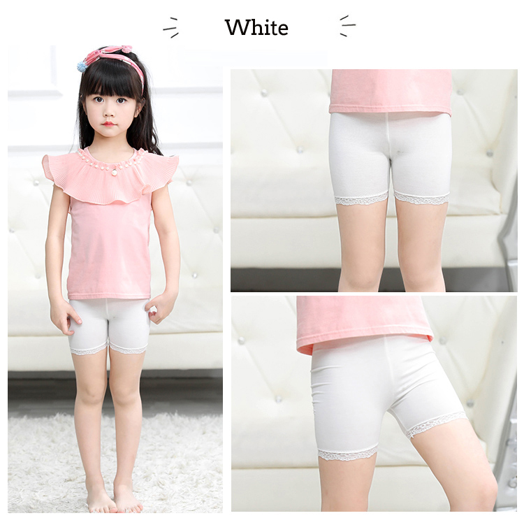 2Pcs/lot Summer Girls Safety Shorts Pants Underwear Leggings Girls Boxer Briefs Panties 1-13 Yrs