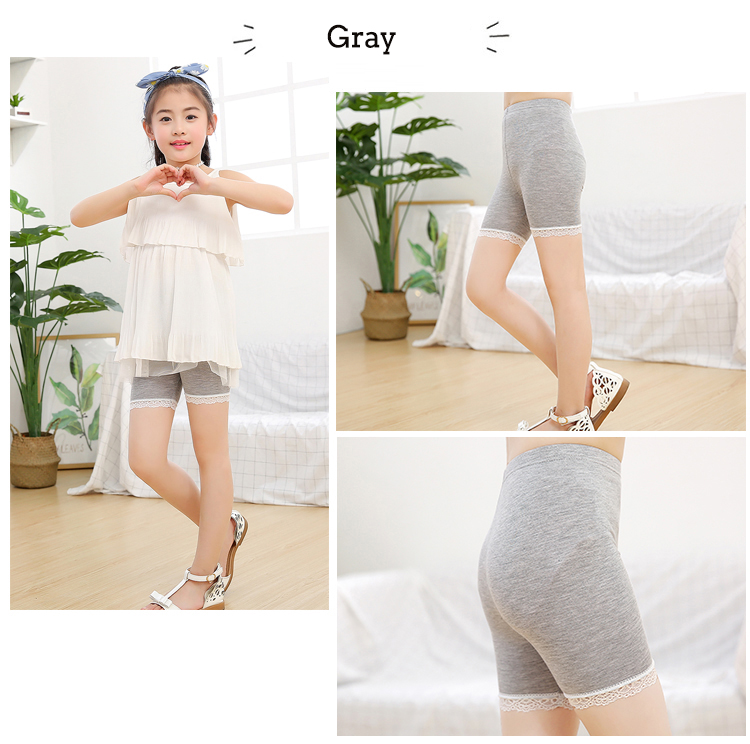 2Pcs/lot Summer Girls Safety Shorts Pants Underwear Leggings Girls Boxer Briefs Panties 1-13 Yrs