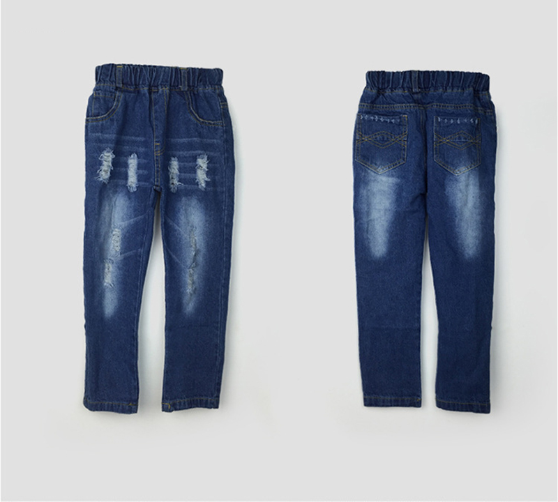 Kids Hole Jeans For Girls Clothes Casual  Denim Pants Girls Trousers Children Clothing 2-10 Yrs