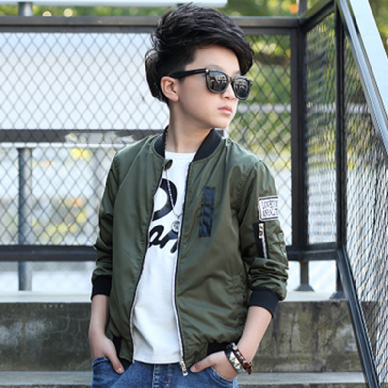 Kids Jackets For Boys Outerwear Windproof Jackets For Children Wear Teenage Boys Tops 5-14 Yrs