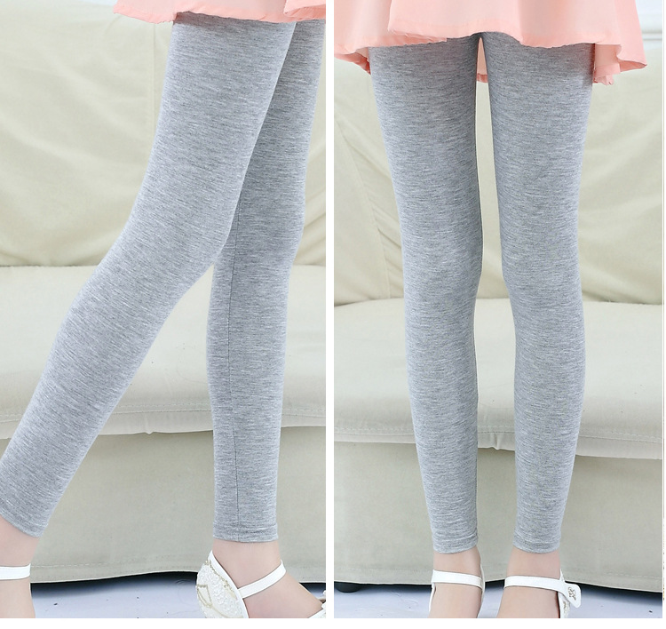 Summer Leggings For Girls Candy Colors Kids Slim Skinny Pants 1-12 Yrs Dancing Leggings