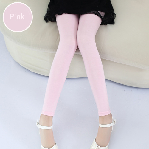 Summer Leggings For Girls Candy Colors Kids Slim Skinny Pants 1-12 Yrs Dancing Leggings