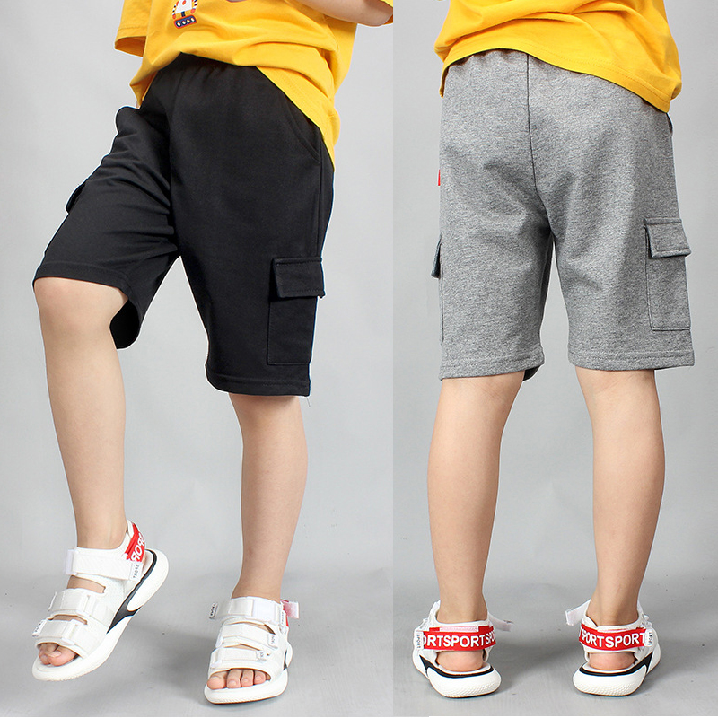 Kids Shorts For Boys Shorts Teens Cargo Shorts Children Wear Summer Students Sportswear 5-13 Years