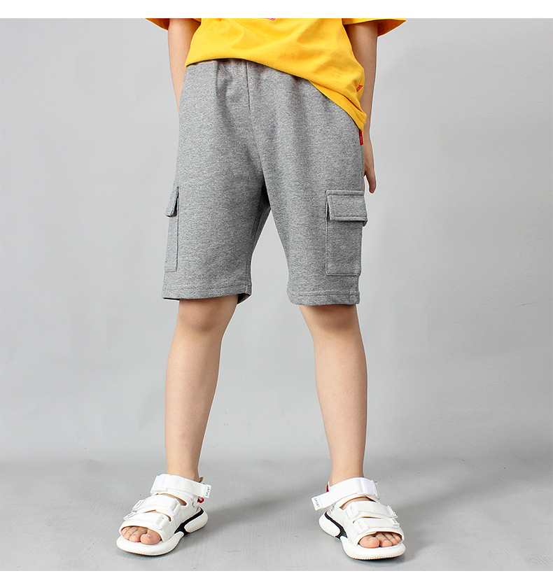 Kids Shorts For Boys Shorts Teens Cargo Shorts Children Wear Summer Students Sportswear 5-13 Years