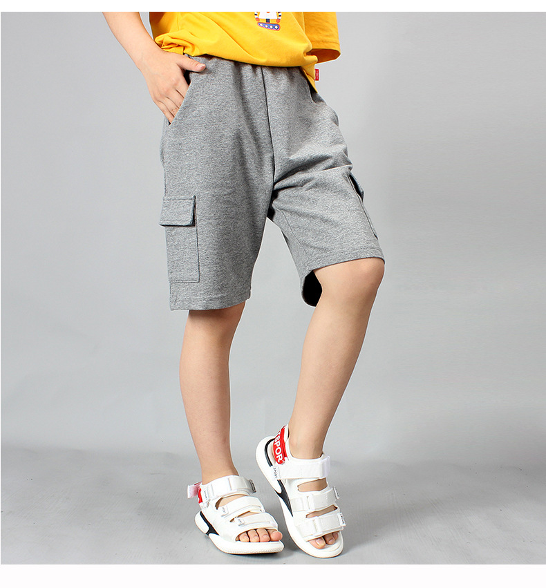 Kids Shorts For Boys Shorts Teens Cargo Shorts Children Wear Summer Students Sportswear 5-13 Years