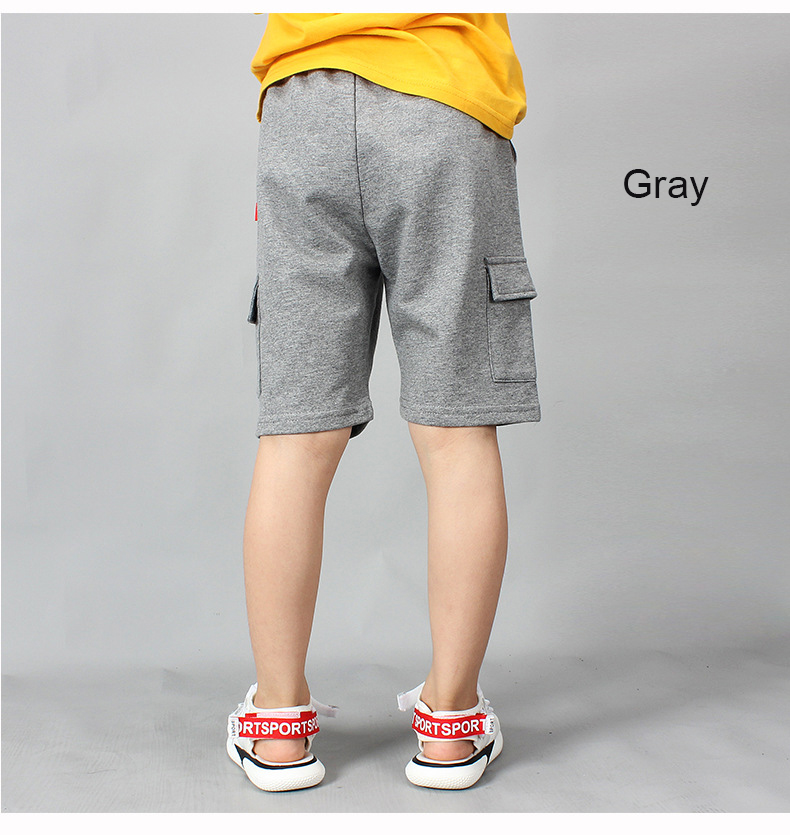 Kids Shorts For Boys Shorts Teens Cargo Shorts Children Wear Summer Students Sportswear 5-13 Years