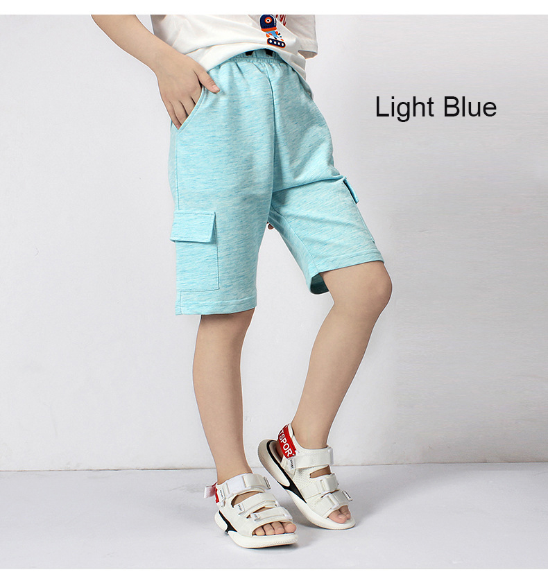 Kids Shorts For Boys Shorts Teens Cargo Shorts Children Wear Summer Students Sportswear 5-13 Years