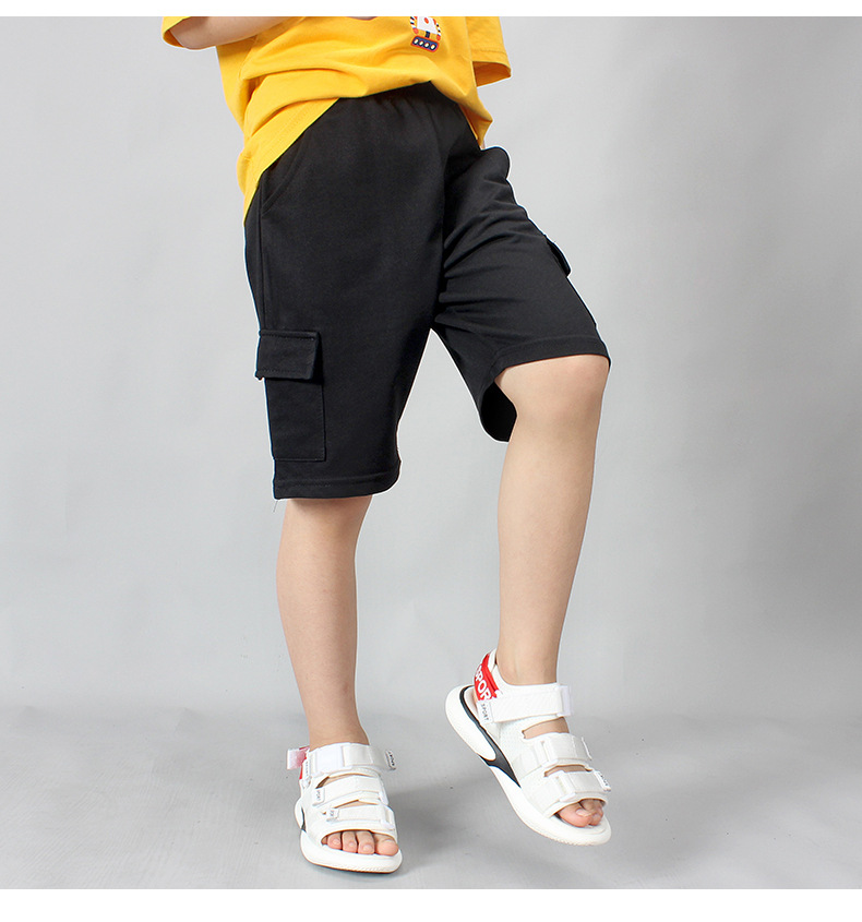 Kids Shorts For Boys Shorts Teens Cargo Shorts Children Wear Summer Students Sportswear 5-13 Years