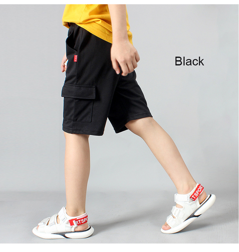 Kids Shorts For Boys Shorts Teens Cargo Shorts Children Wear Summer Students Sportswear 5-13 Years