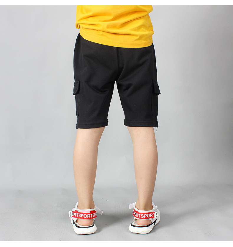 Kids Shorts For Boys Shorts Teens Cargo Shorts Children Wear Summer Students Sportswear 5-13 Years