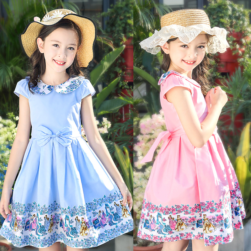 Baby Dresses For Girls Children Princess  Dresses For Toddlers Summer Sundress 2 -12 Years Vestidos