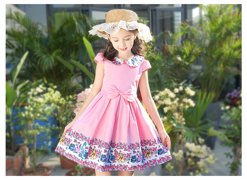 Baby Dresses For Girls Children Princess  Dresses For Toddlers Summer Sundress 2 -12 Years Vestidos