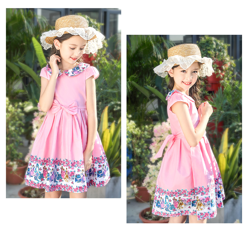 Baby Dresses For Girls Children Princess  Dresses For Toddlers Summer Sundress 2 -12 Years Vestidos