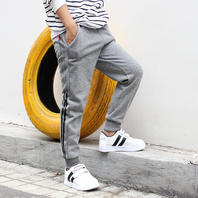 Boy Pants Teenage Boy Sports Pants Students Casual Boys Trousers For Kids Clothes 5 -14 Years