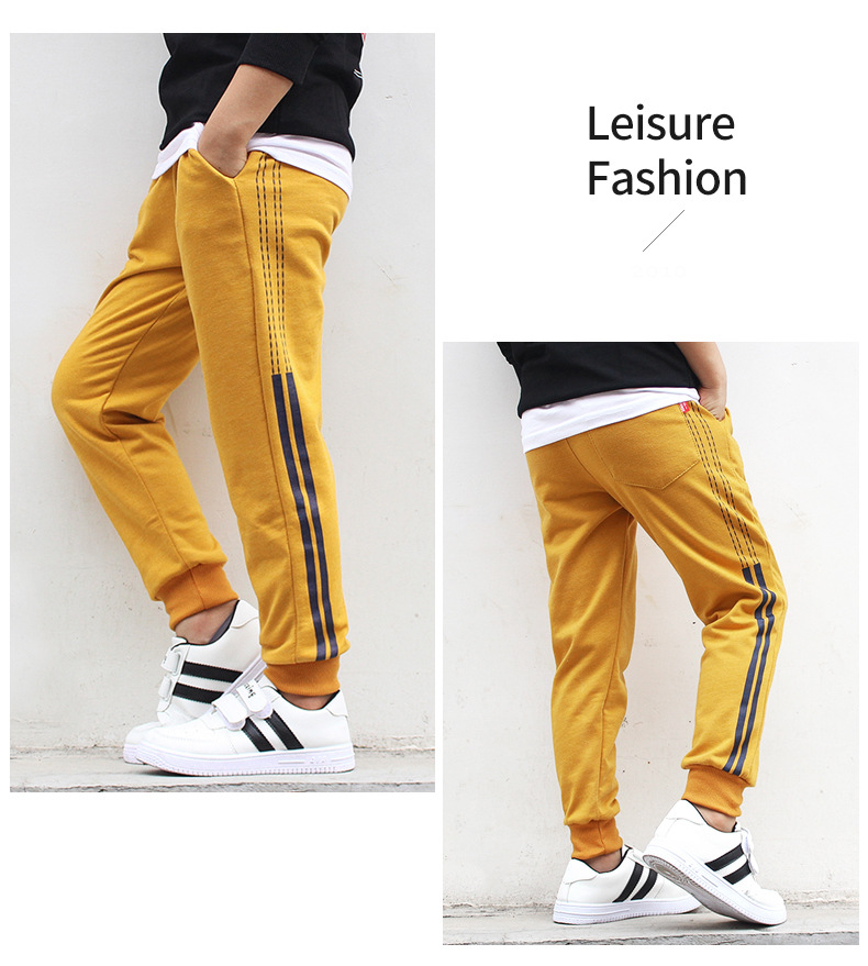 Boy Pants Teenage Boy Sports Pants Students Casual Boys Trousers For Kids Clothes 5 -14 Years