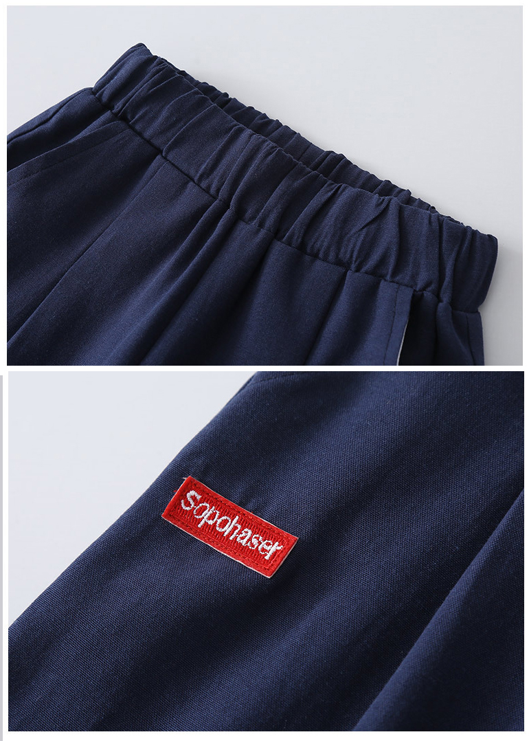Kids Casual Trousers For Boys Sweatpants Elastic Waist Harem Pants For Boys Children Clothing 19022