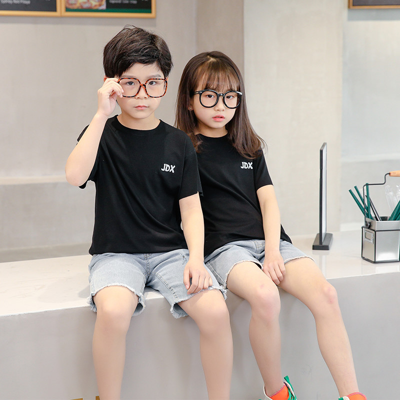 Summer Children Striped T-Shirt Baby Modal Short Sleeve Shirt Boys and Girls Half Sleeve Tops 2-12T