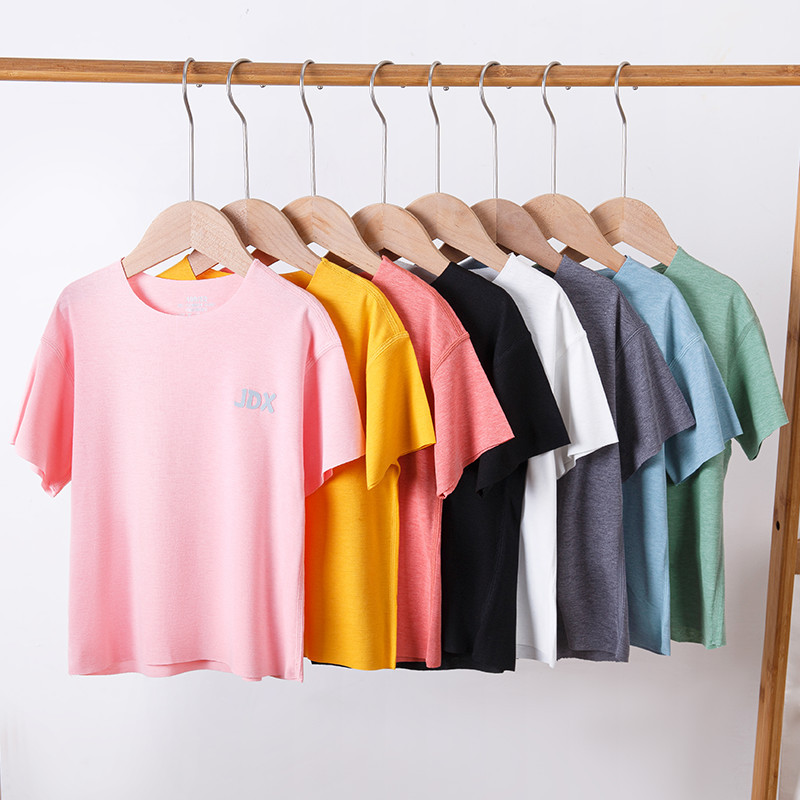 Summer Children Striped T-Shirt Baby Modal Short Sleeve Shirt Boys and Girls Half Sleeve Tops 2-12T