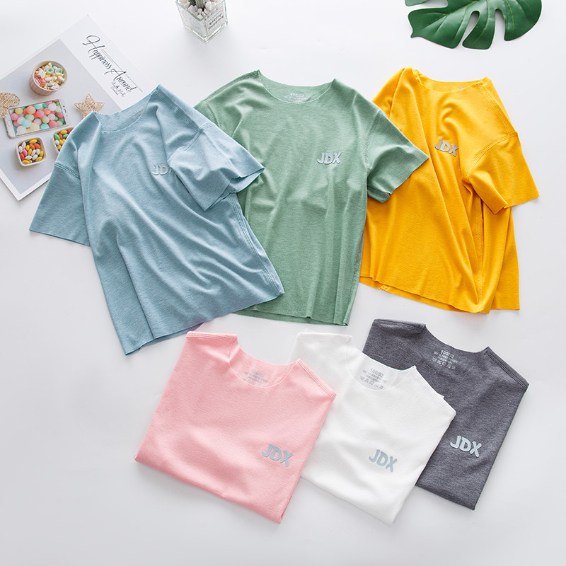 Summer Children Striped T-Shirt Baby Modal Short Sleeve Shirt Boys and Girls Half Sleeve Tops 2-12T