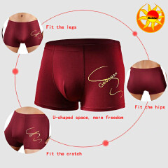 Baldur 4 Pack Men’s Breathable Underwear man fashion underwear man boxer Briefs Soft stretch comfortable Polyester fabric China  size Buy a larger size than usual man