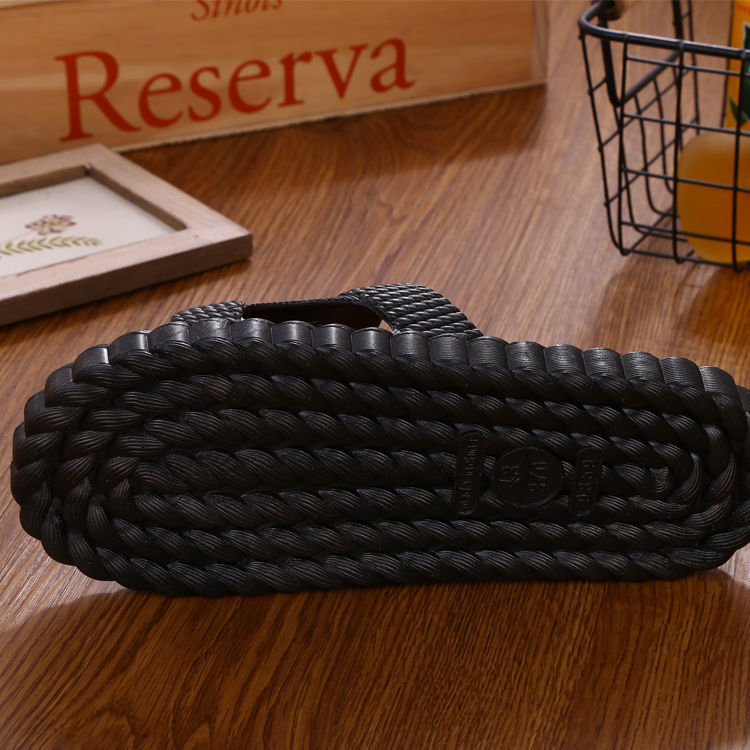 Men's shoes women's bathroom bath non-slip wear-resistant soft bottom slippers thick soled couple sandals  open shoes Buy one size bigger than usual soft slippers